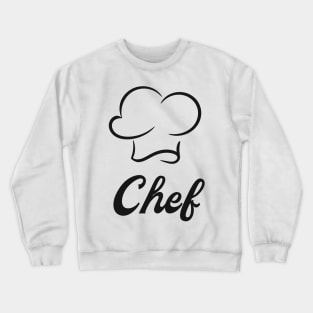 Cook Chef Hat Cooking Kitchen Crewneck Sweatshirt